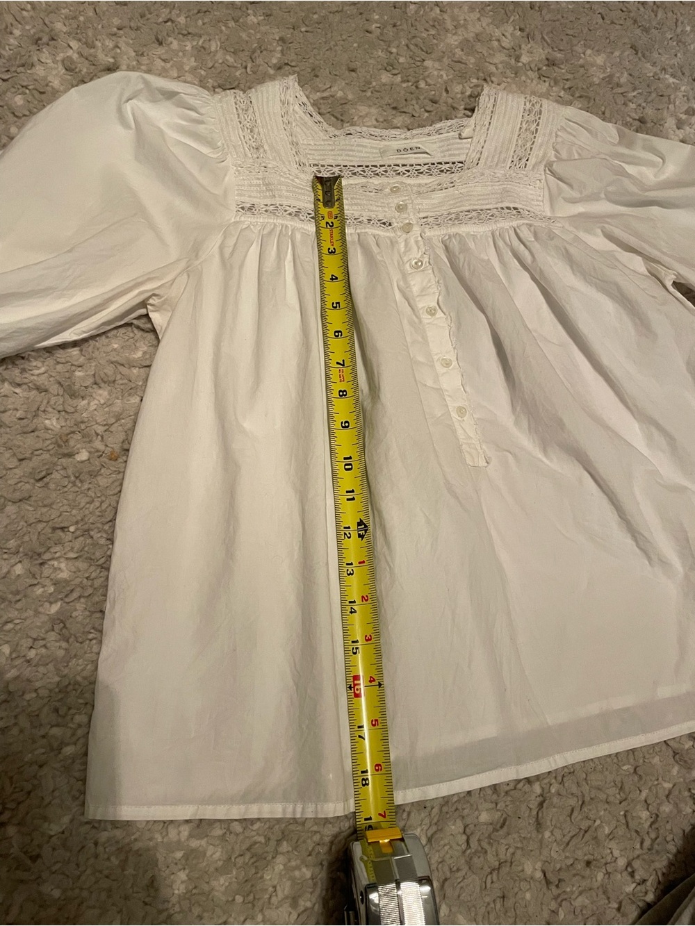 Doen White blouse - Picture 5 of 7